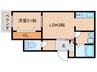 ｔａｓｔｅ次郎丸 1LDKの間取り