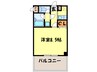 リッツ諸岡 ５ 1Kの間取り