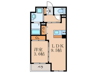 間取図 ボンヌール城南