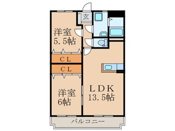 間取図 ユーミーウインクルムⅡ
