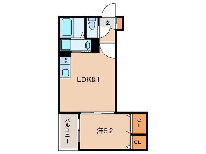 間取り図 仮)砂津新築AP