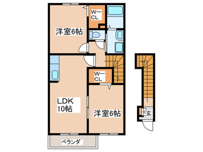 間取図 こすもすハウス武井壱番館