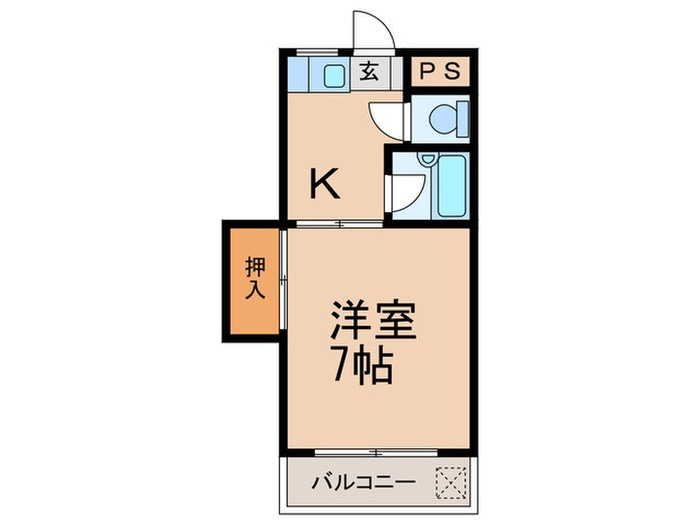 間取り図 コーポ志賀