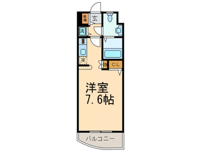 間取図 エンクレスト天神東（1103）