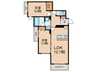 仮)U residence東比恵 2LDKの間取り