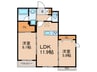 仮)U residence東比恵 2LDKの間取り