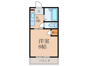 間取図 来富ビルⅡ