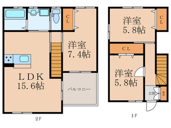 間取図 ファミーユKUSAMI