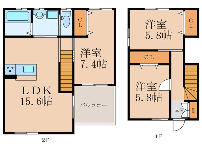 間取図 ファミーユKUSAMI