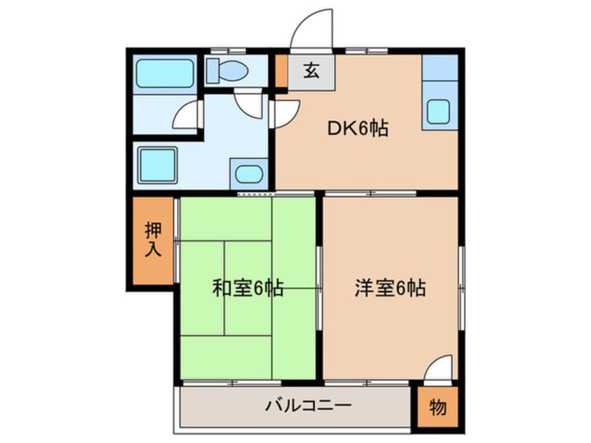 間取図 メゾン福重