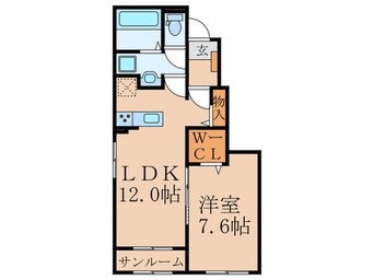 間取図 ロータス川宮５