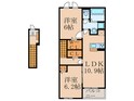 ロータス川宮５の間取図