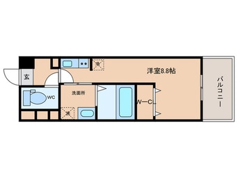 間取図 Arista箱崎