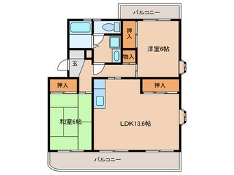 間取図 ロイヤルハイツ泉