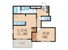 ソレーユ上曽根A棟 1LDKの間取り