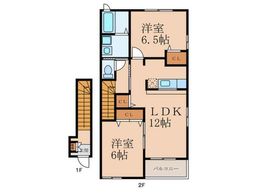 間取図 パピロン