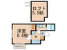 ソレイユⅠ 1Kの間取り