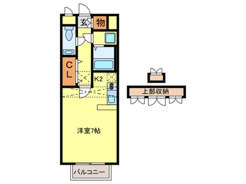 間取図 コスモ渡邉１