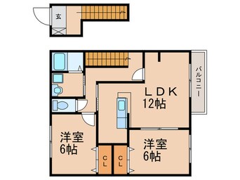間取図 ＯＲＡＮＧＥ３