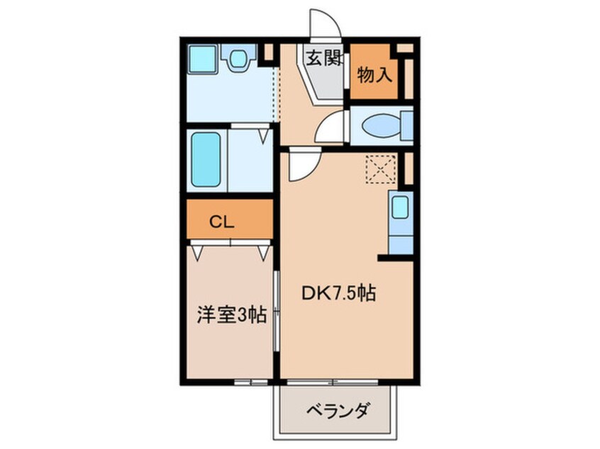 間取図 ミカハウスⅡ