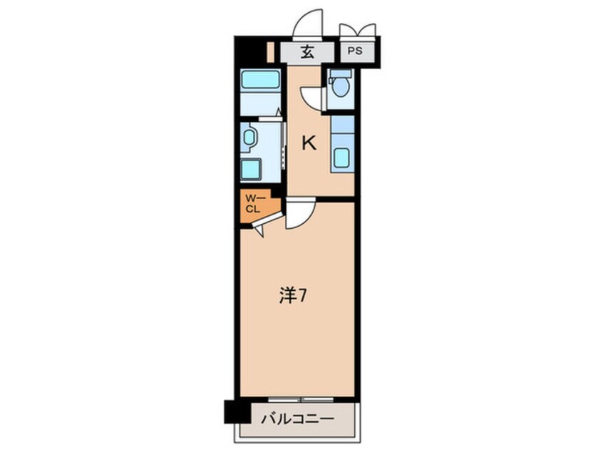 間取図 アクシオ北九州Ⅱ