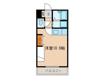 間取図 コスモハイツ西新