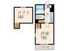 コンドミニアム医生ヶ丘　Ⅰ 1Kの間取り