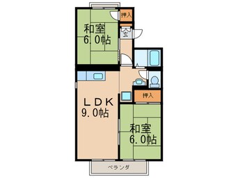 間取図 ウェリス舞松原