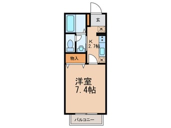間取図 レクルスコートＢ棟