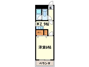 間取図 ホワイトシャトー高宮