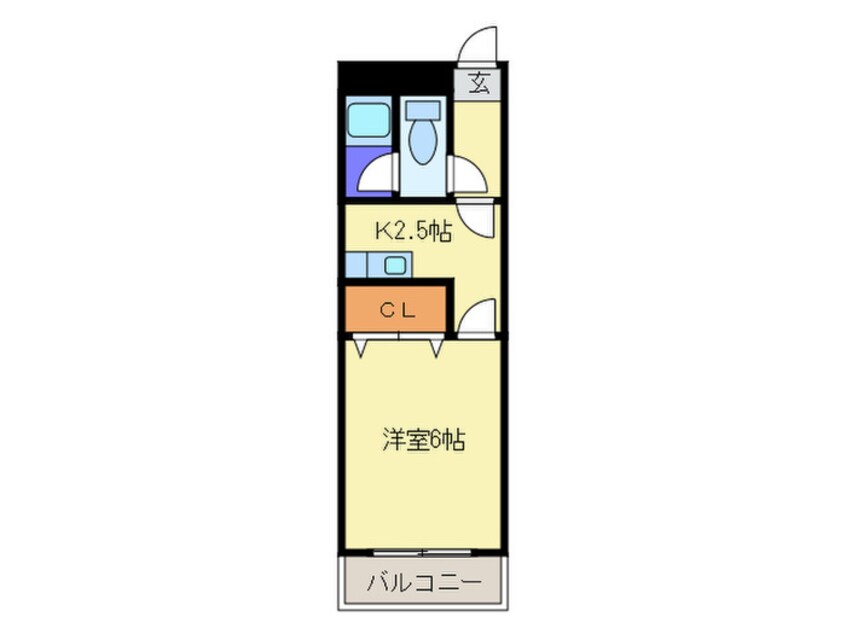 間取図 ホワイトシャトー高宮