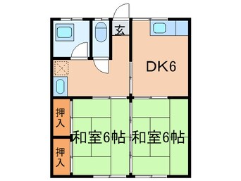 間取図 一天荘