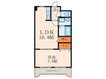 間取図 ハイツ グラッツィア