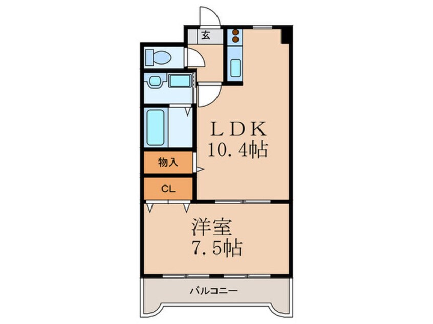 間取図 ハイツ グラッツィア