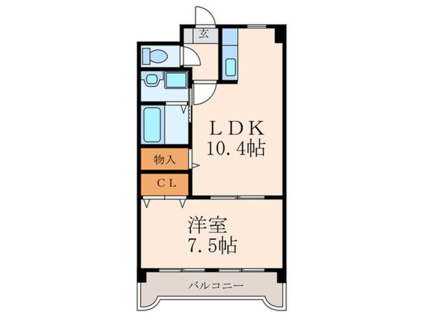 間取図 ハイツ グラッツィア