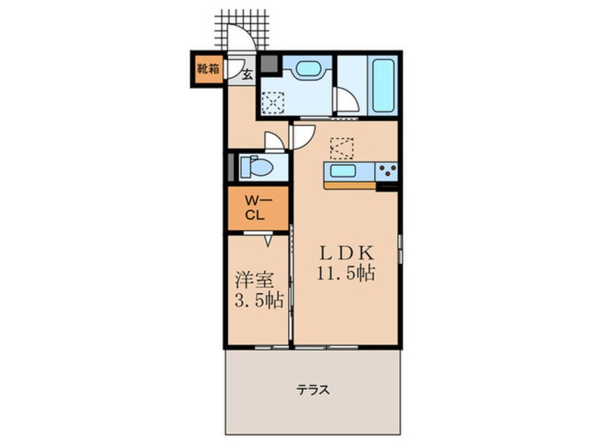 間取図 仮)LAZO行橋