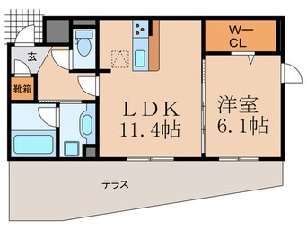 間取図 仮)LAZO行橋