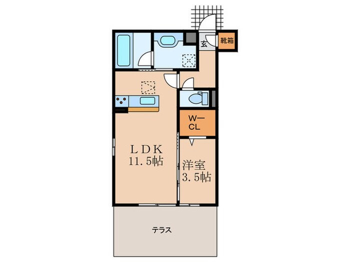 間取り図 仮)LAZO行橋