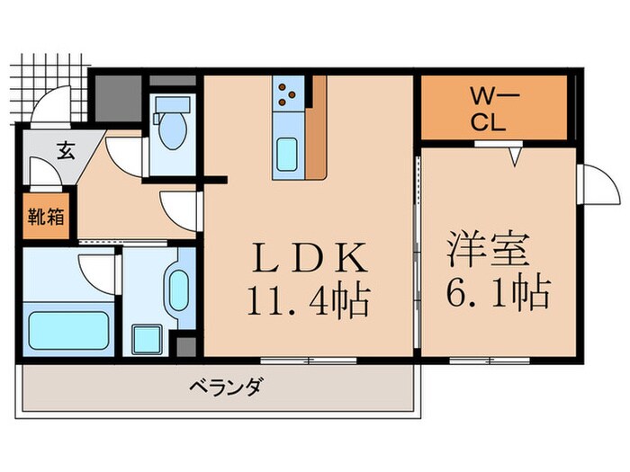間取り図 仮)LAZO行橋