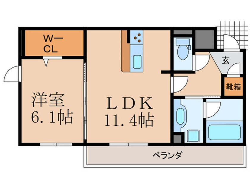 間取図 仮)LAZO行橋
