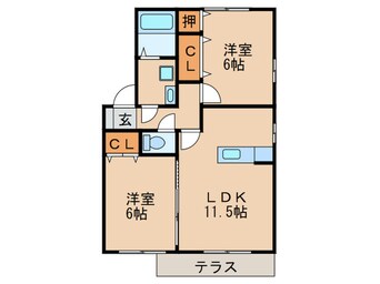 間取図 グラン・プラス