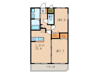 間取図 セトル．イン鳳