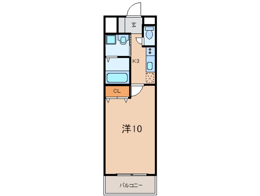 間取図 セトル．イン鳳