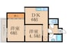 サンリバー葉山 2DKの間取り