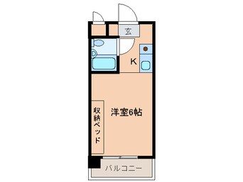 間取図 ロ－ラン姪浜Ⅱ(306)