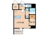 ＭＯＤＥＲＮＰＡＬＡＺＺＯ平尾 1LDKの間取り