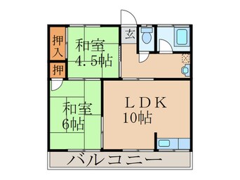 間取図 コ－ポ別府