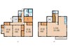 湯川2丁目戸建て 4LDKの間取り