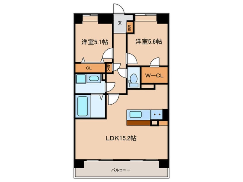 間取図 仮)ソルカーサ