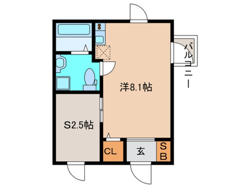 間取図 ガレット和白